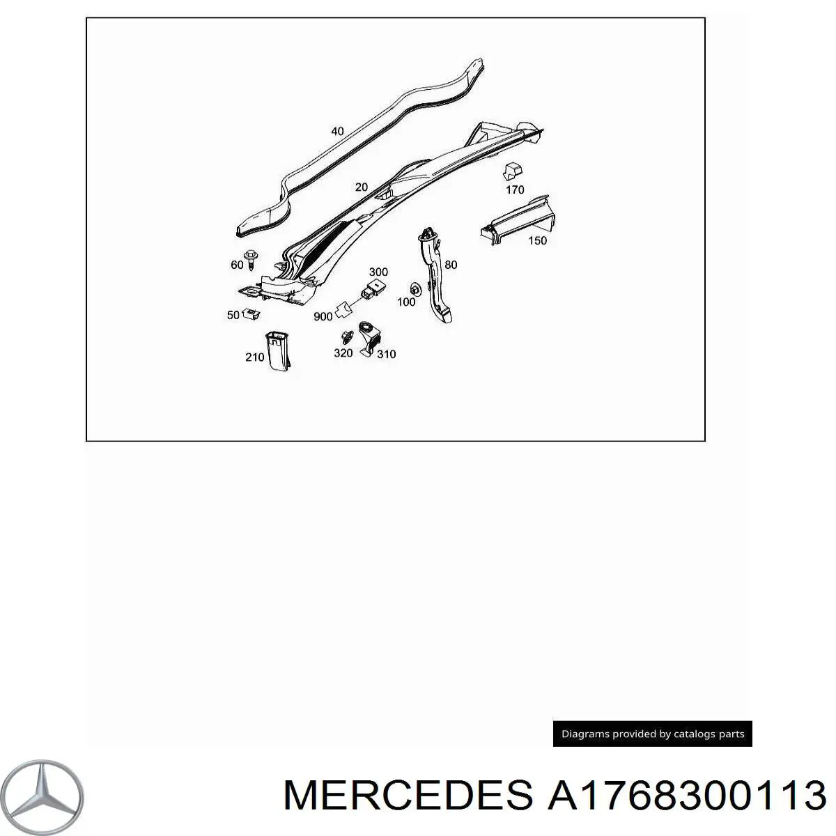 A1768300113 Mercedes 