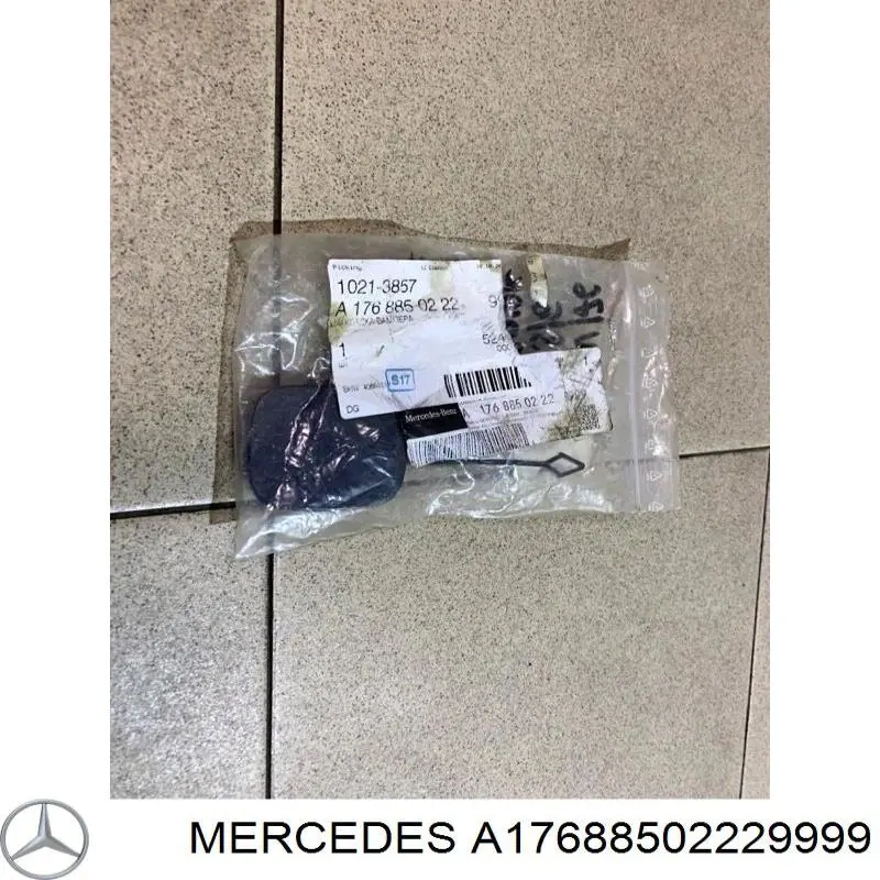 A17688502229999 Mercedes tampão traseiro do pára-choque do gancho de reboque