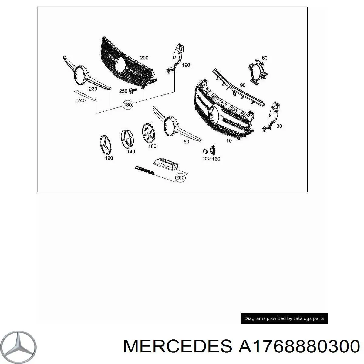 A1768880300 Mercedes 