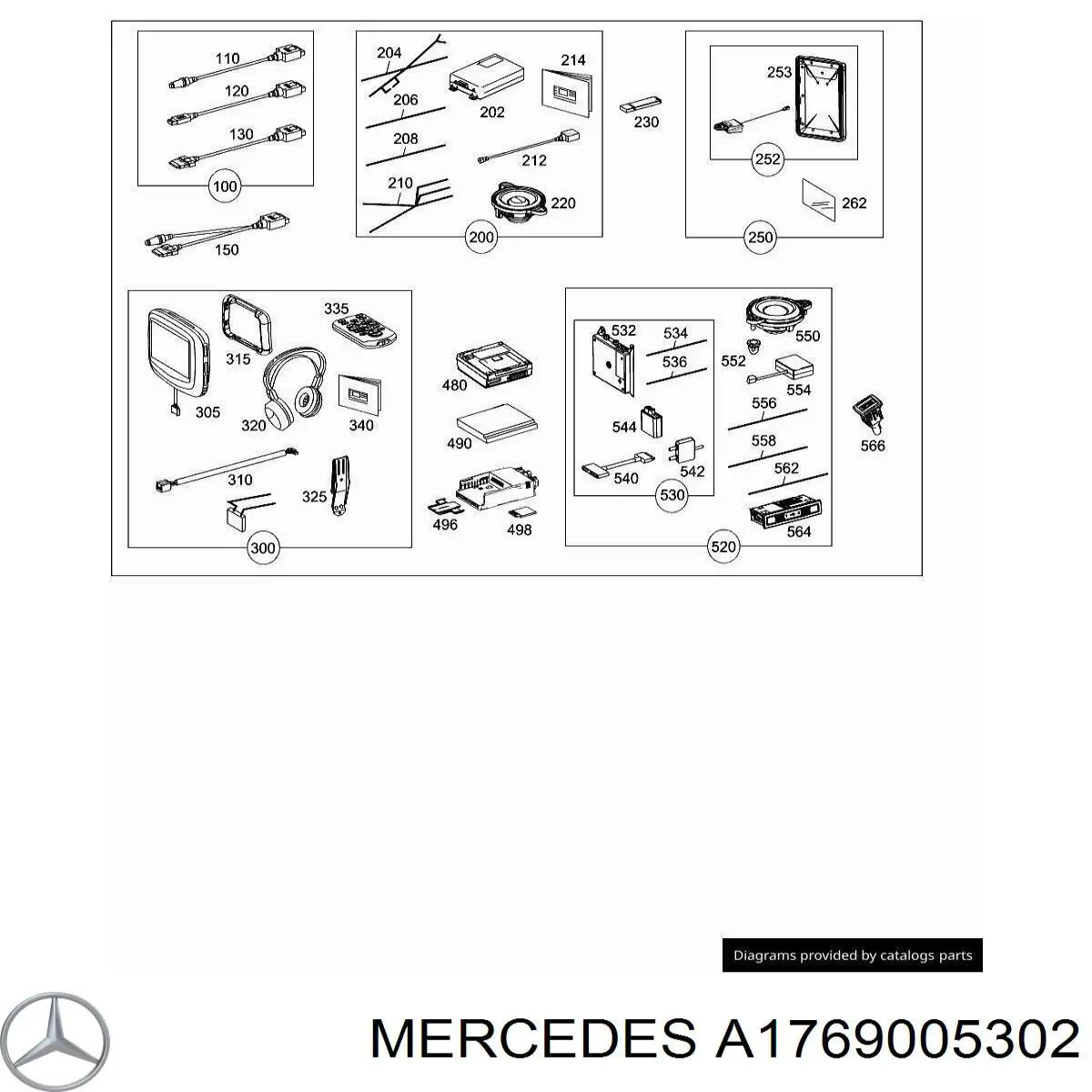 A1769005302 Mercedes 
