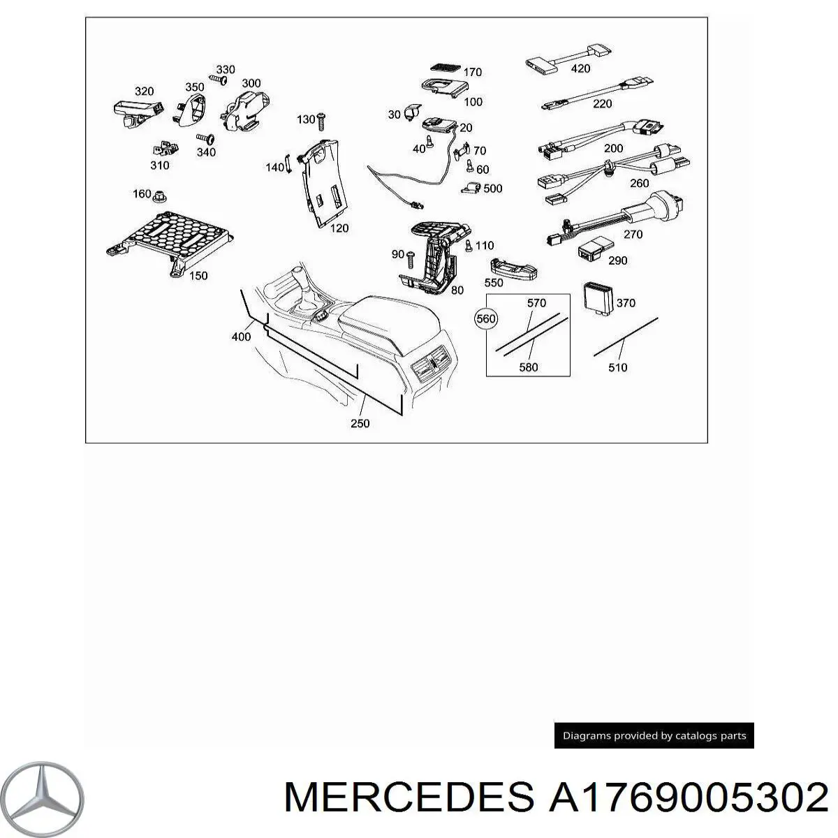 Купить A1769005302 Mercedes 