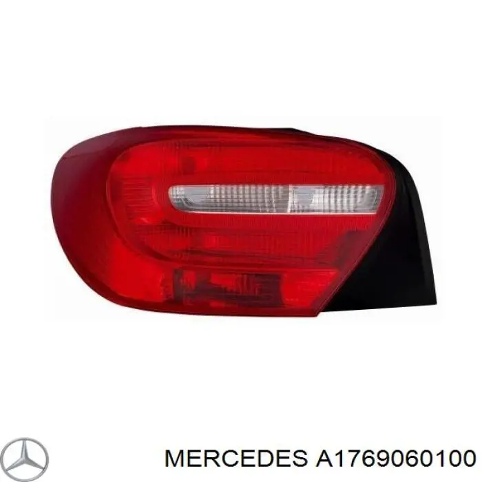 Фонарь задний левый Mercedes A1769060100