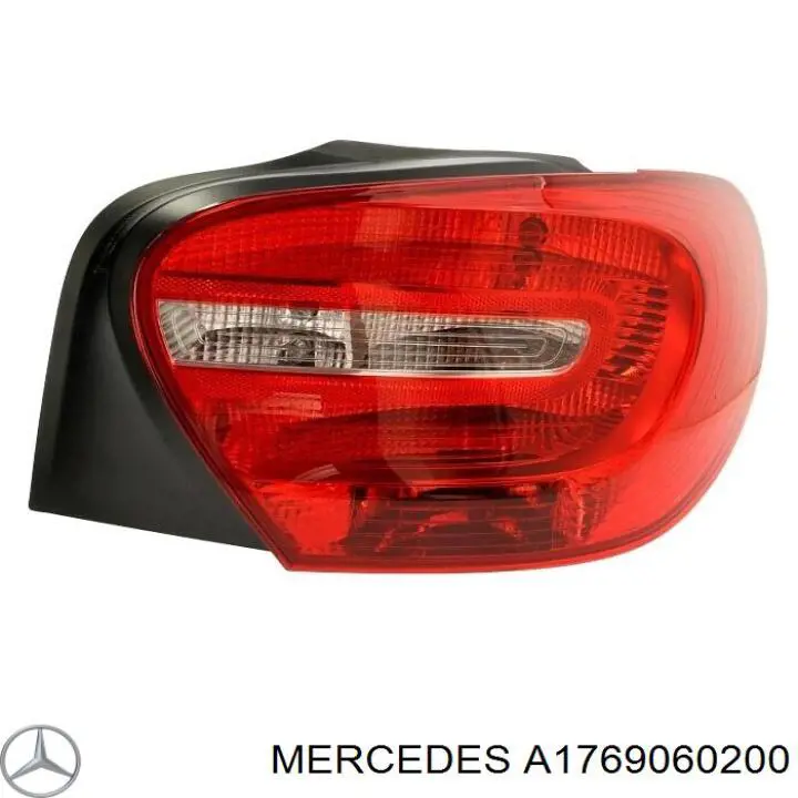 Фонарь задний правый A1769060200 Mercedes