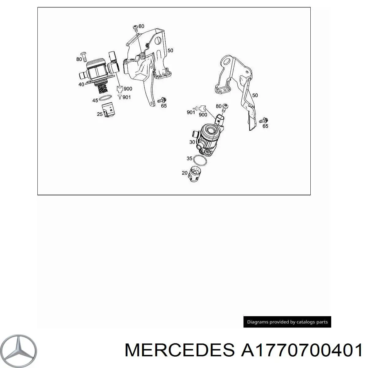 Насос топливный высокого давления (ТНВД) Mercedes A1770700401 цена, от 273.82 USD