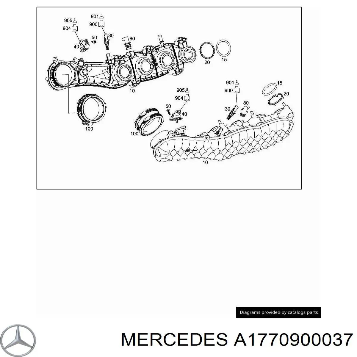 A1770900037 Mercedes 