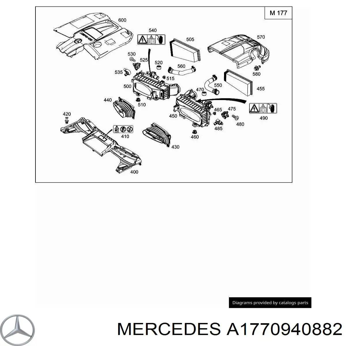 Купить A1770940882 Mercedes 