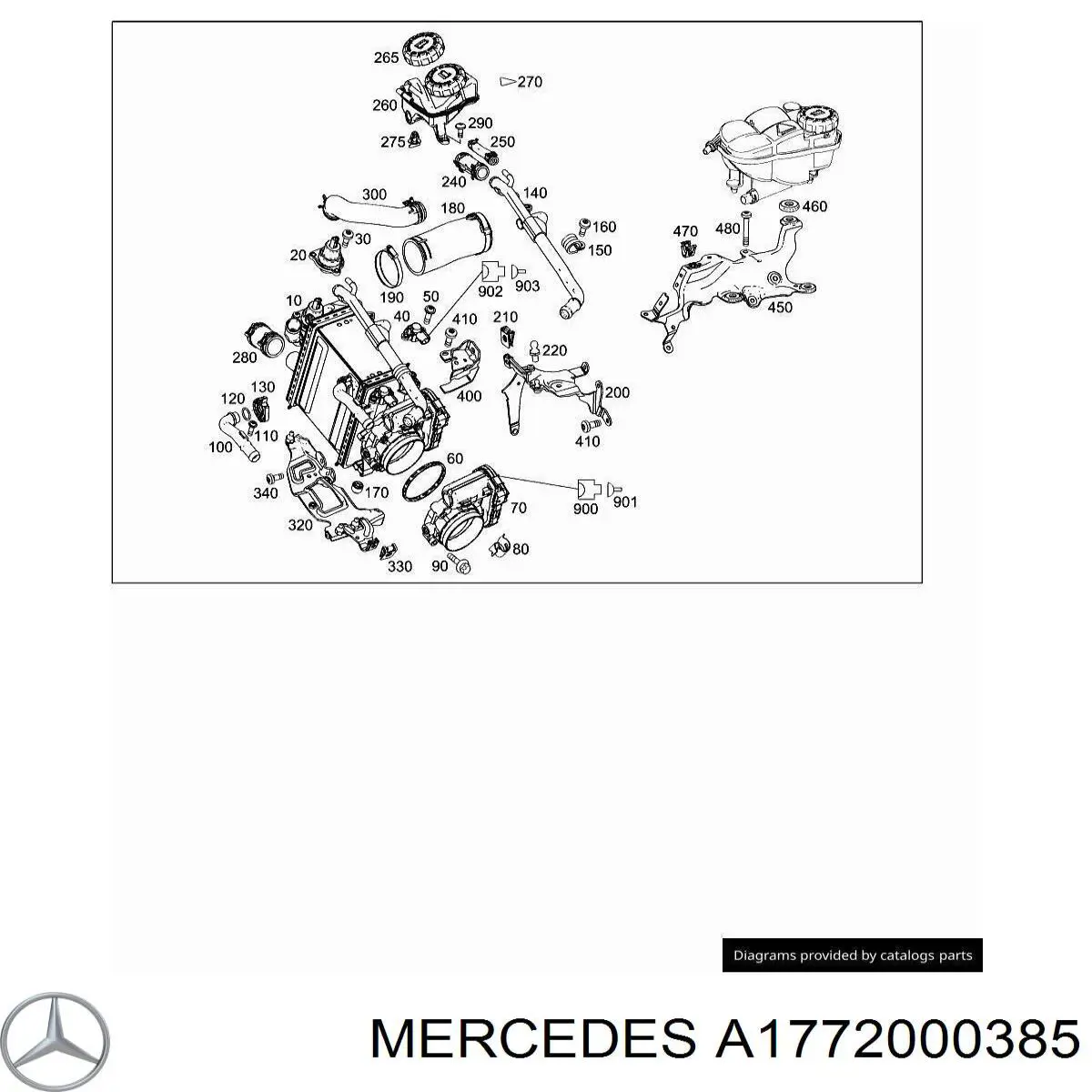  Mercedes A1772000385 цена, от 189.73 USD