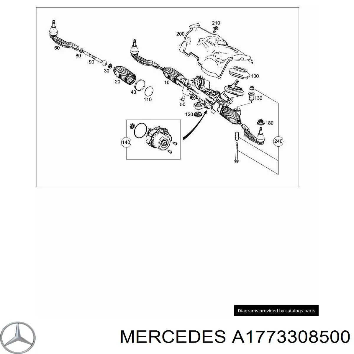 Рулевой наконечник MS106237 Mevotech