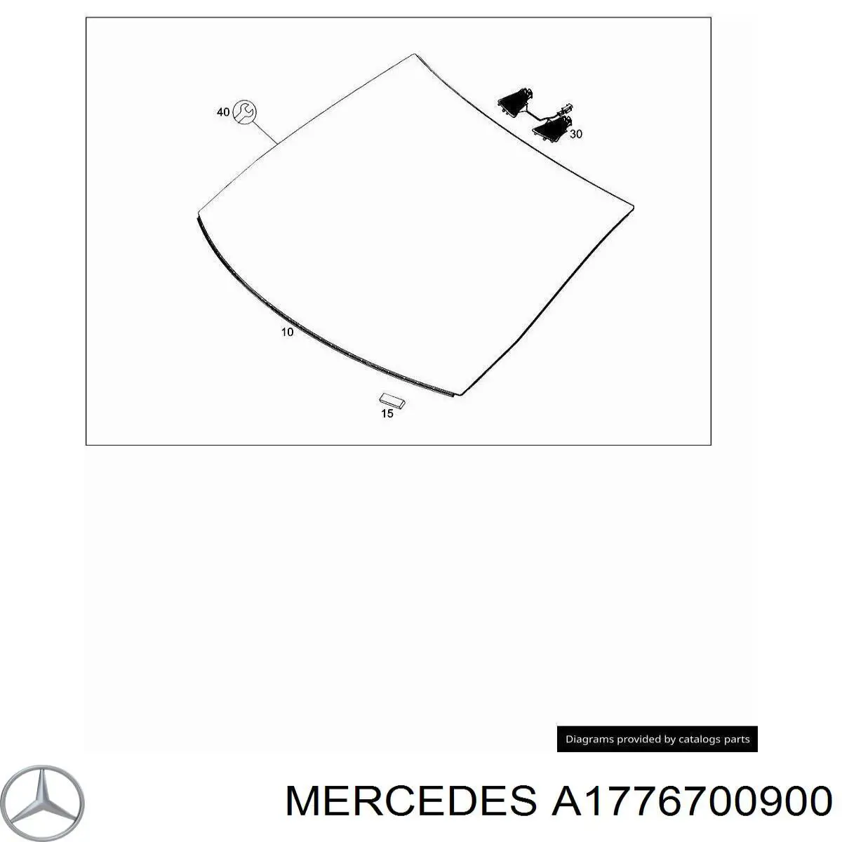 Лобовое стекло на Mercedes A W177