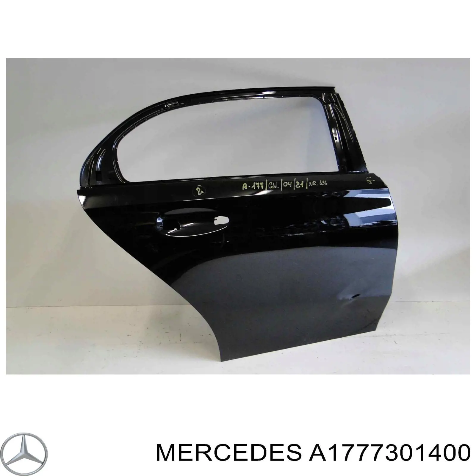 Дверь задняя, левая Mercedes A хэтчбек (W177) (2018 - 2026) цена, от 455.23 USD