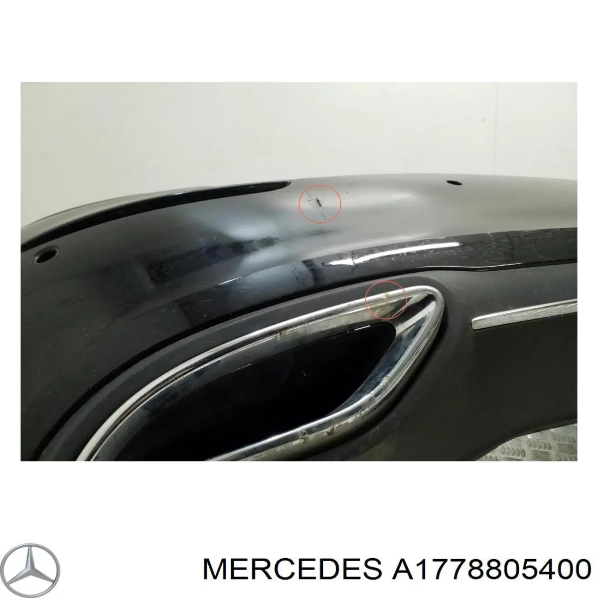 Бампер задний Mercedes A1778805400 цена, от 517.49 USD