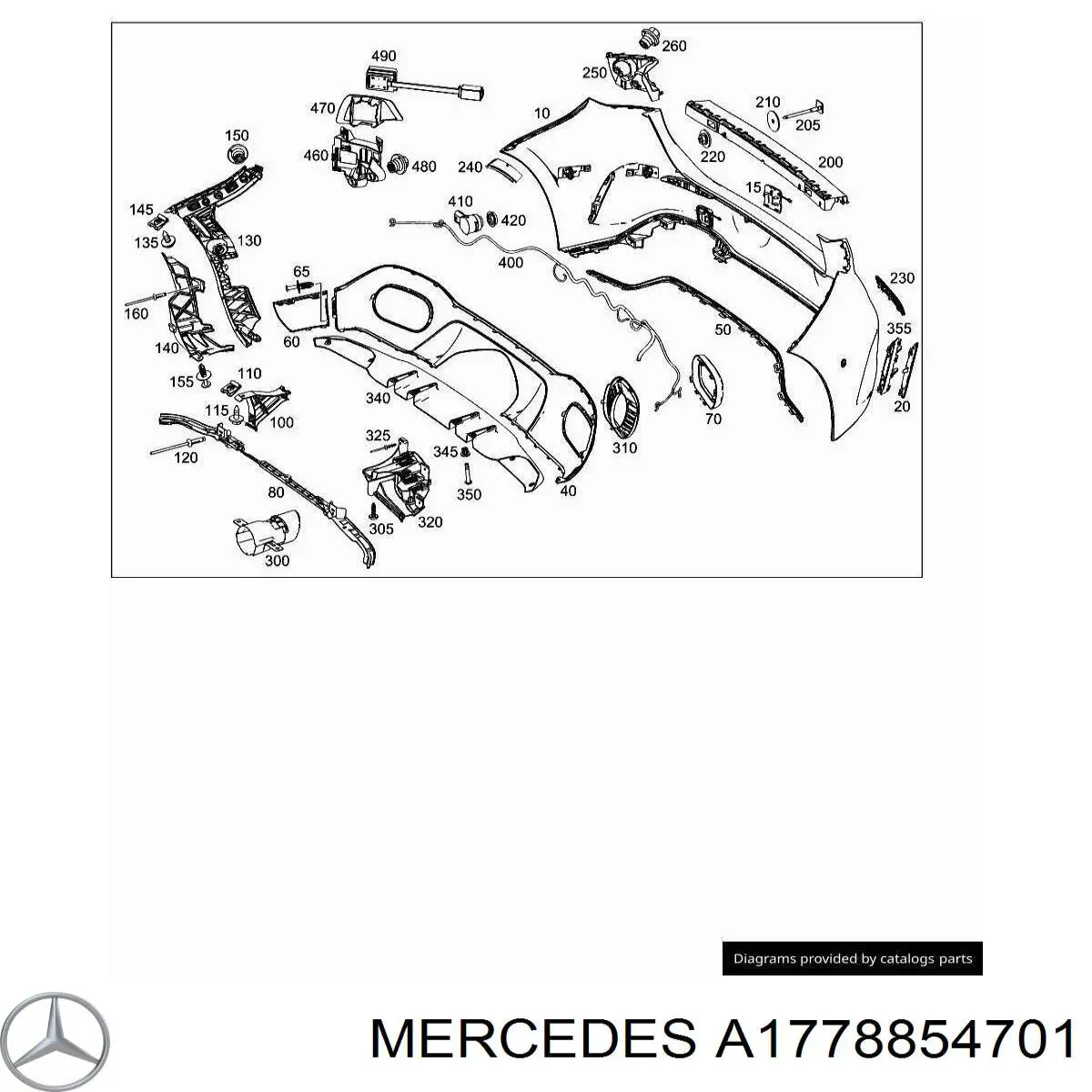  Mercedes A1778854701 цена, от 29.35 USD