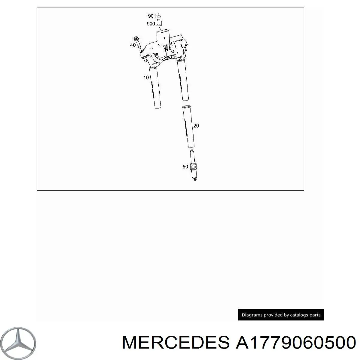 A1779060500 Mercedes катушка