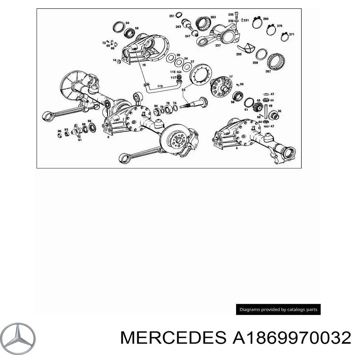 A1869970032 Mercedes 