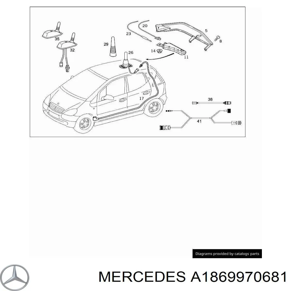 Mercedes A1869970681