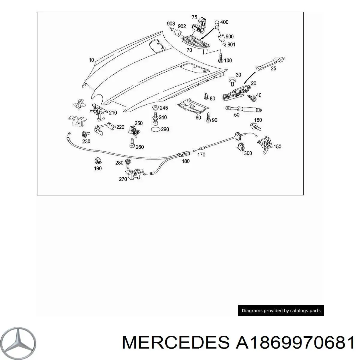  Mercedes A1869970681 цена, от 3.78 USD