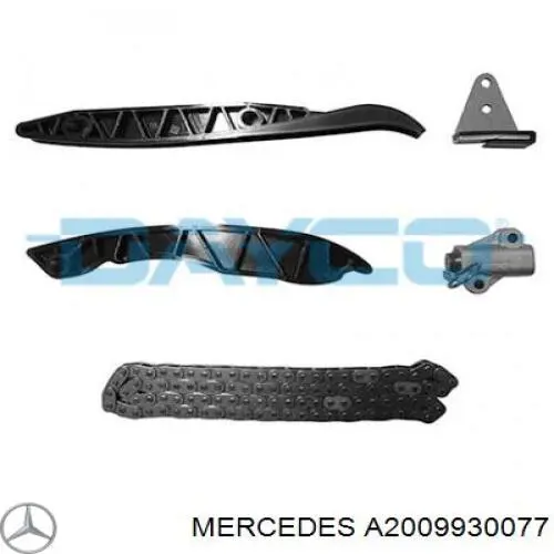Цепь ГРМ верхняя, комплект Mercedes A2009930077 цена, от 103.78 USD