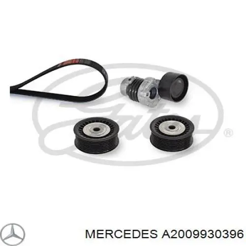 A2009930396 Mercedes correia dos conjuntos de transmissão, kit