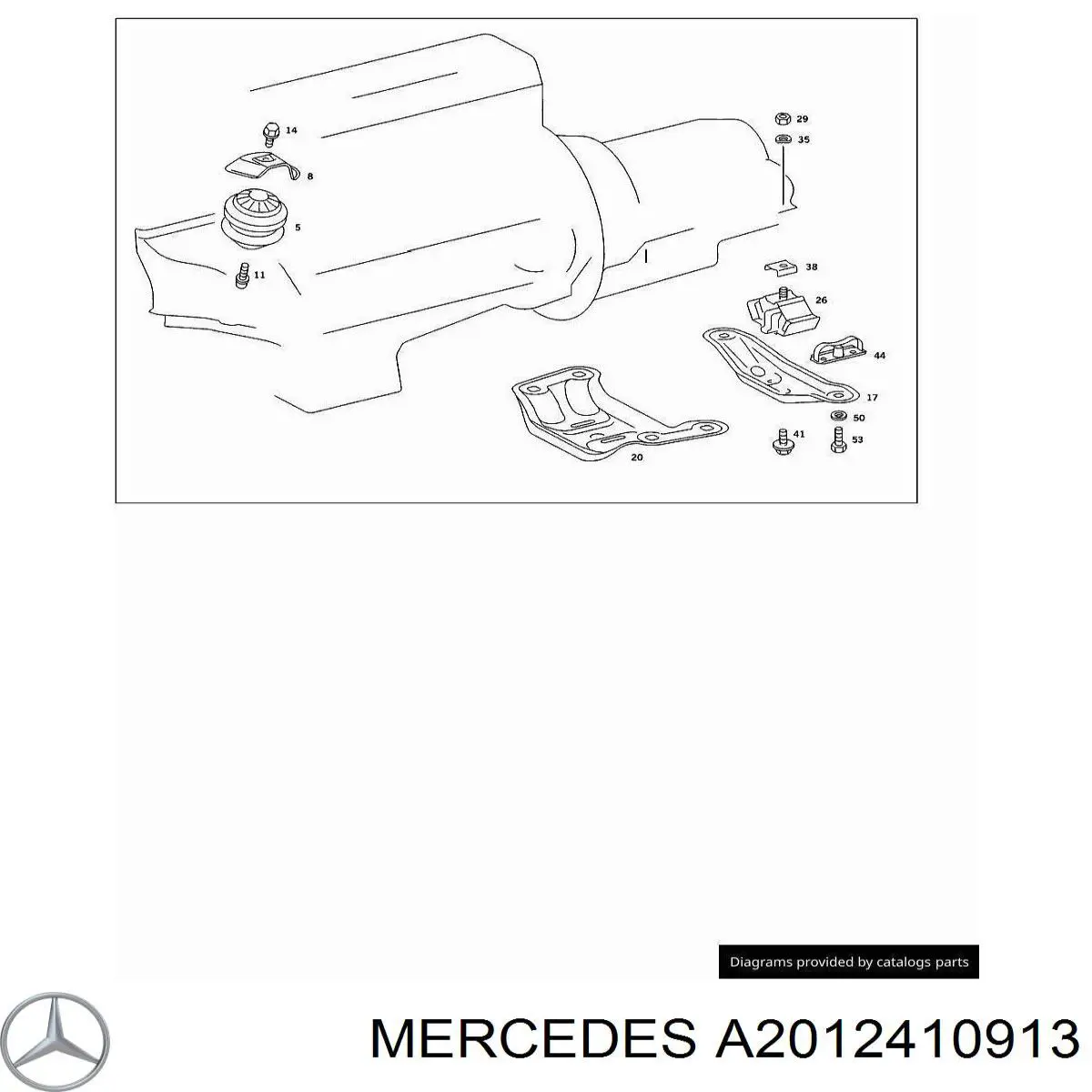  Mercedes A2012410913 цена, от 198.69 USD