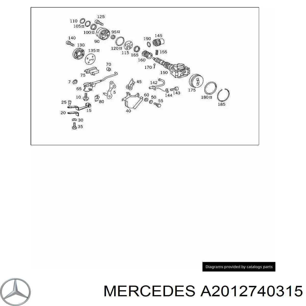 A2012740315 Mercedes 