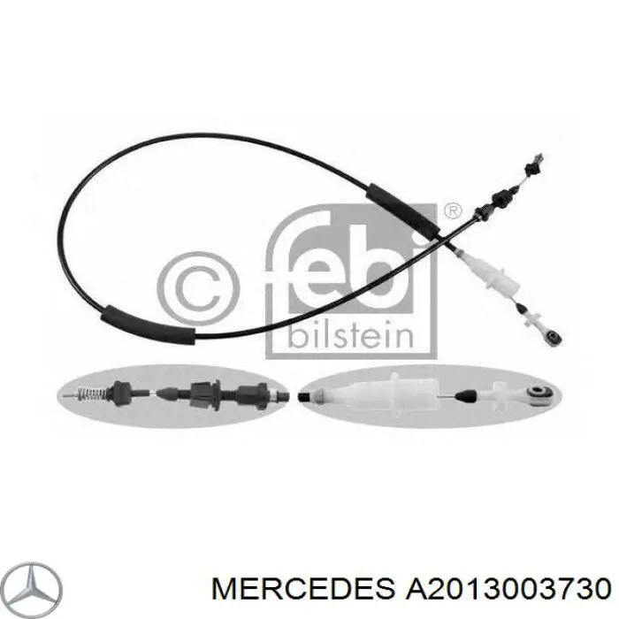 A2013003730 Mercedes трос/тяга газа (акселератора)