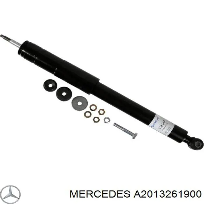 Купить A2013261900 Mercedes Амортизатор задней подвески