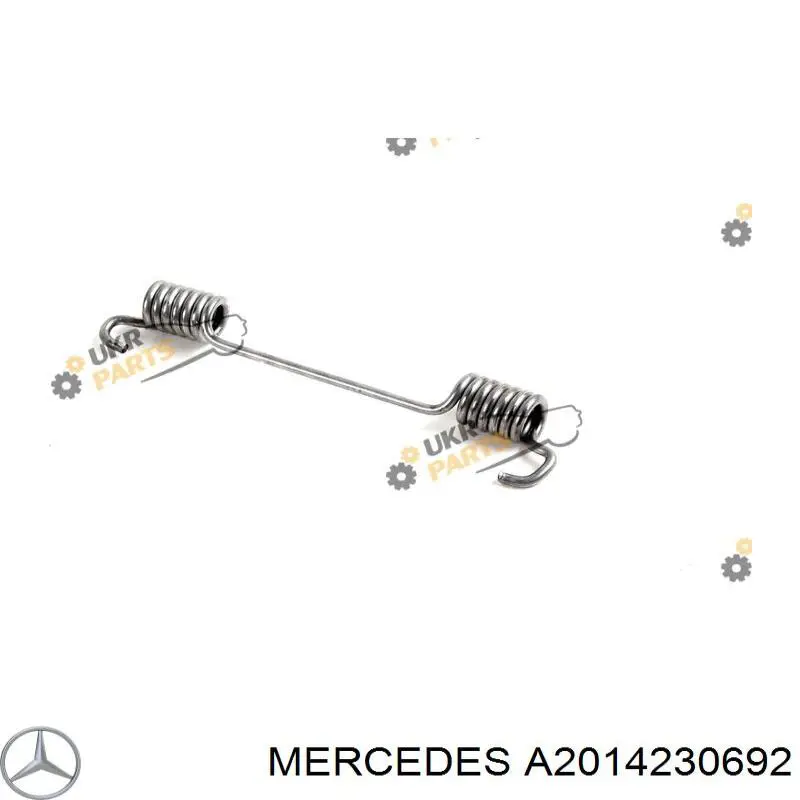 A2014230692 Mercedes пружина задних барабанных тормозных колодок