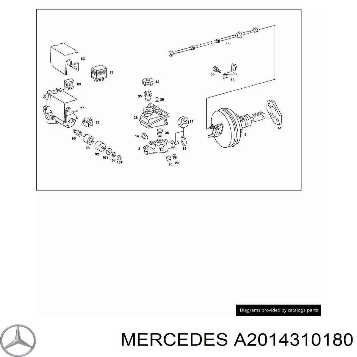  Mercedes A2014310180 цена, от 2.05 USD