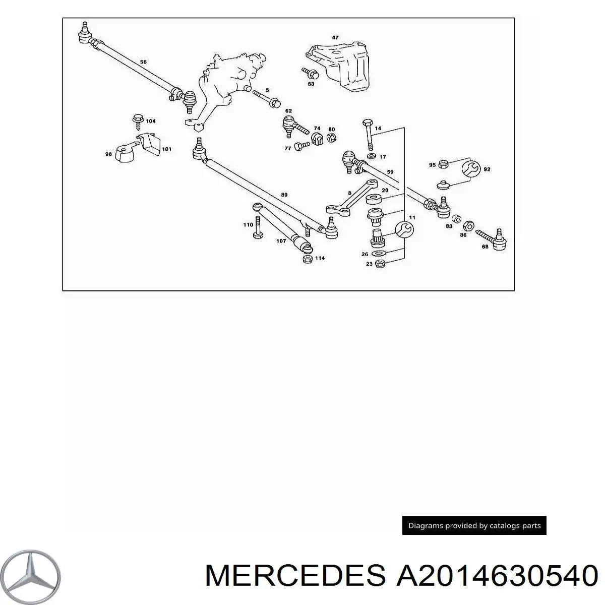  Mercedes A2014630540 цена, от 6.22 USD