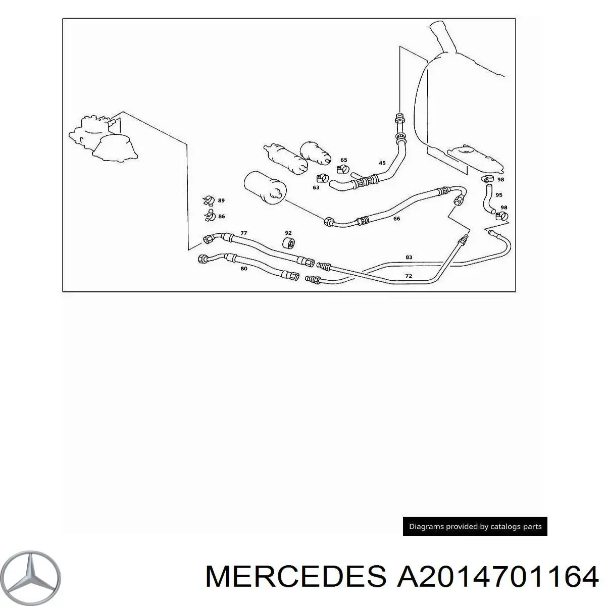 A2014701164 Mercedes 