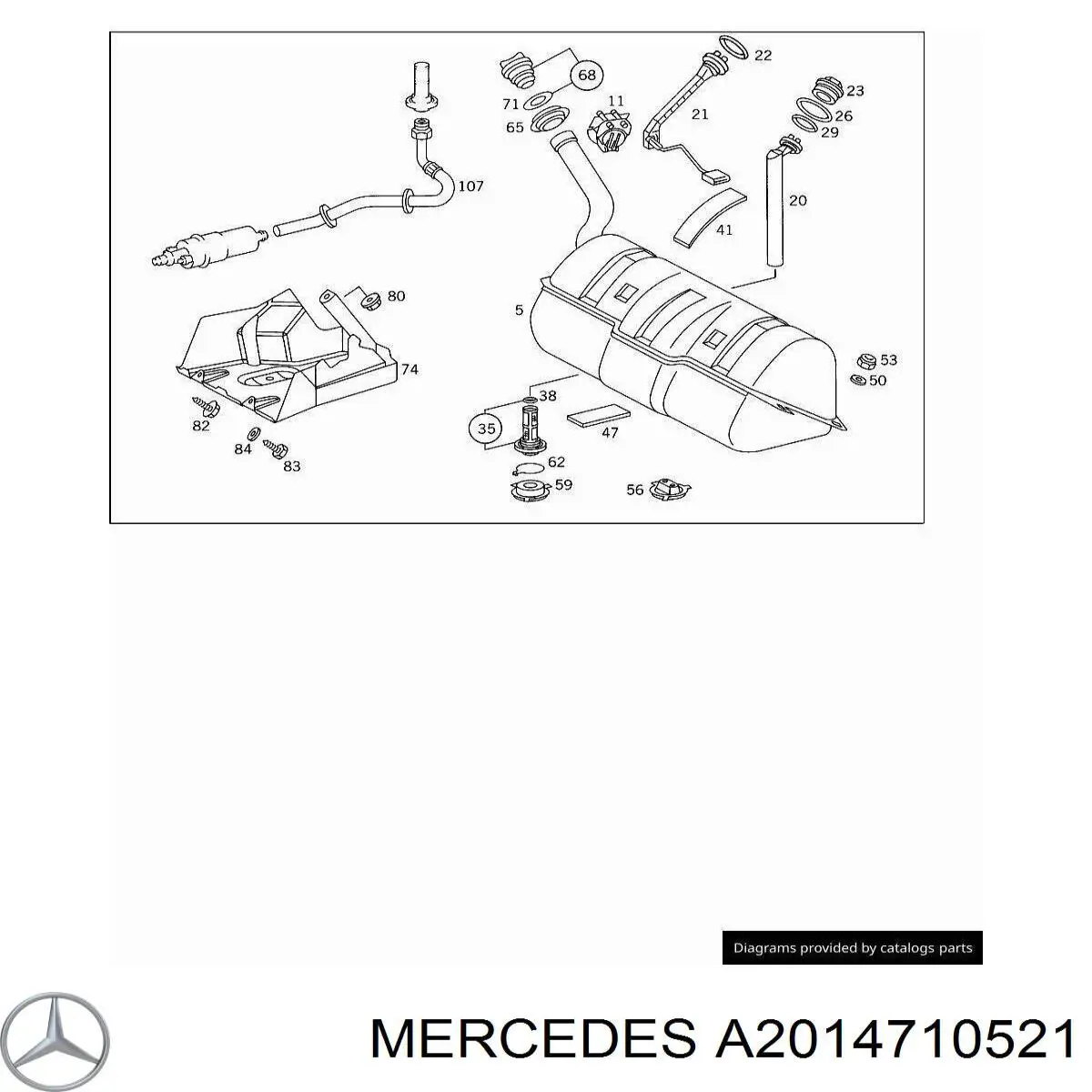  Mercedes A2014710521 цена, от 10.19 USD