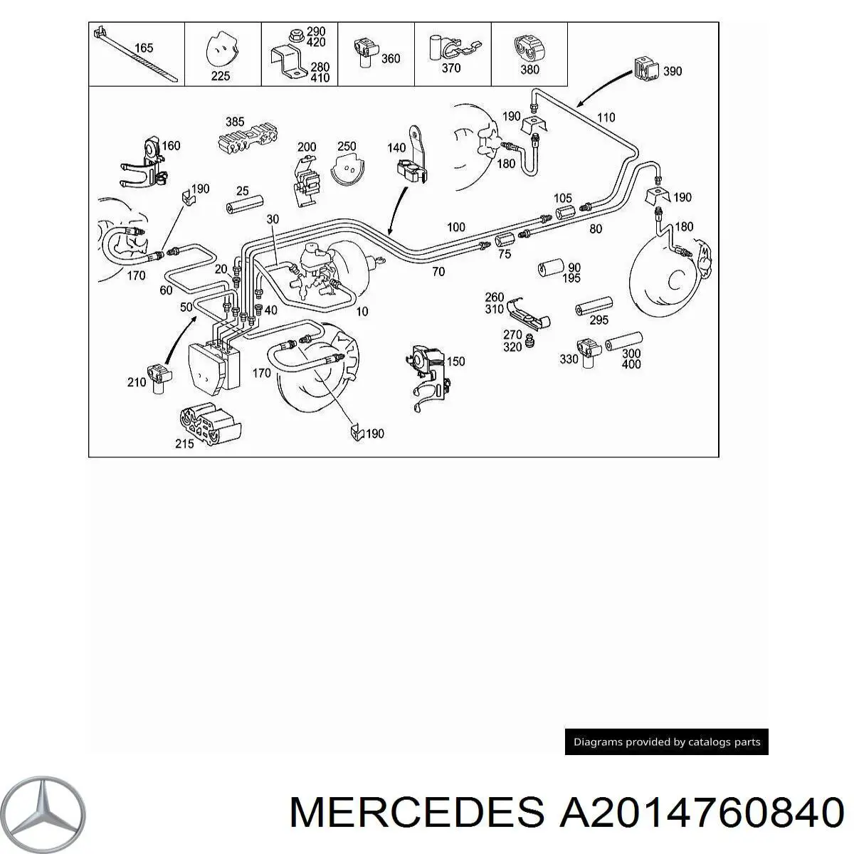 A2014760840 Mercedes 