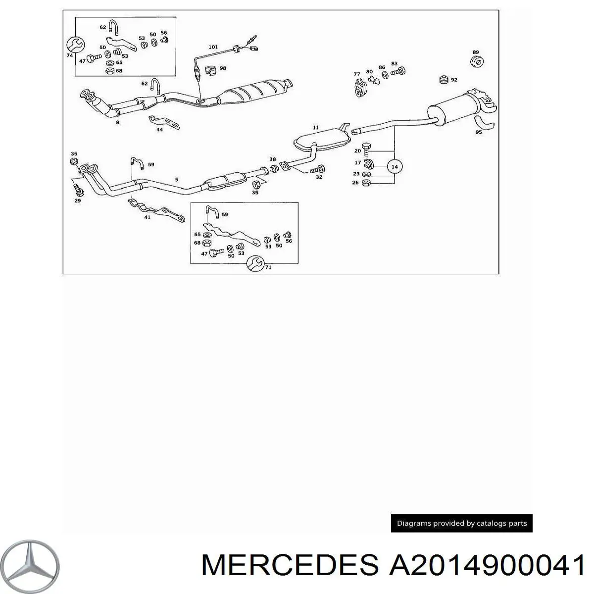  A2014900041 Mercedes