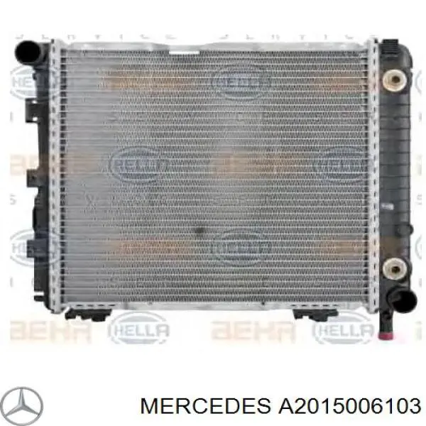 A2015006003 Mercedes radiador de esfriamento de motor