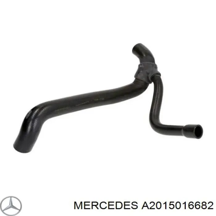 A2015016682 Mercedes Патрубок радиатора охлаждения нижний