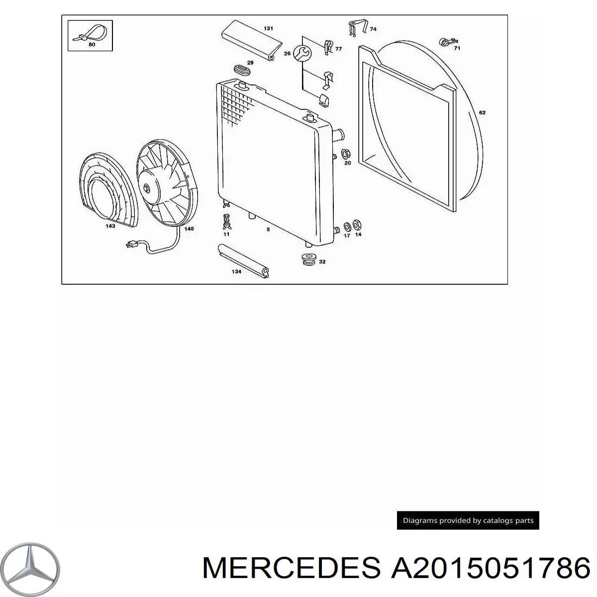  Mercedes A2015051786 цена, от 57.23 USD