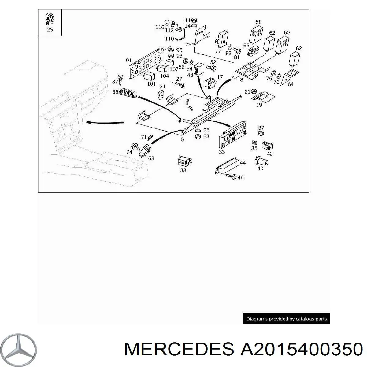  A2015400350 Mercedes