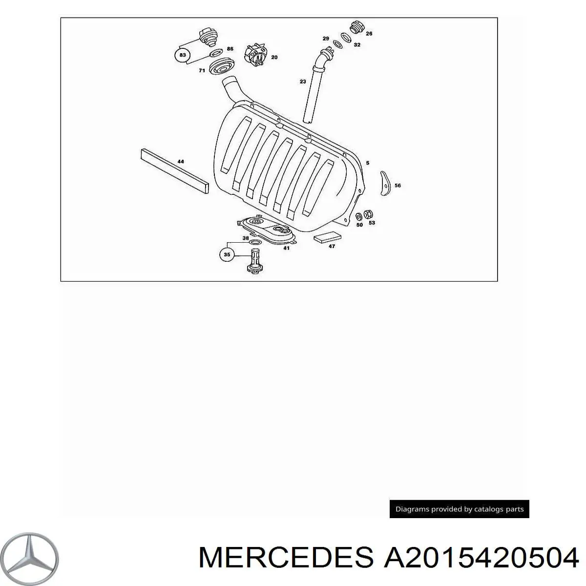 A2015420504 Mercedes 