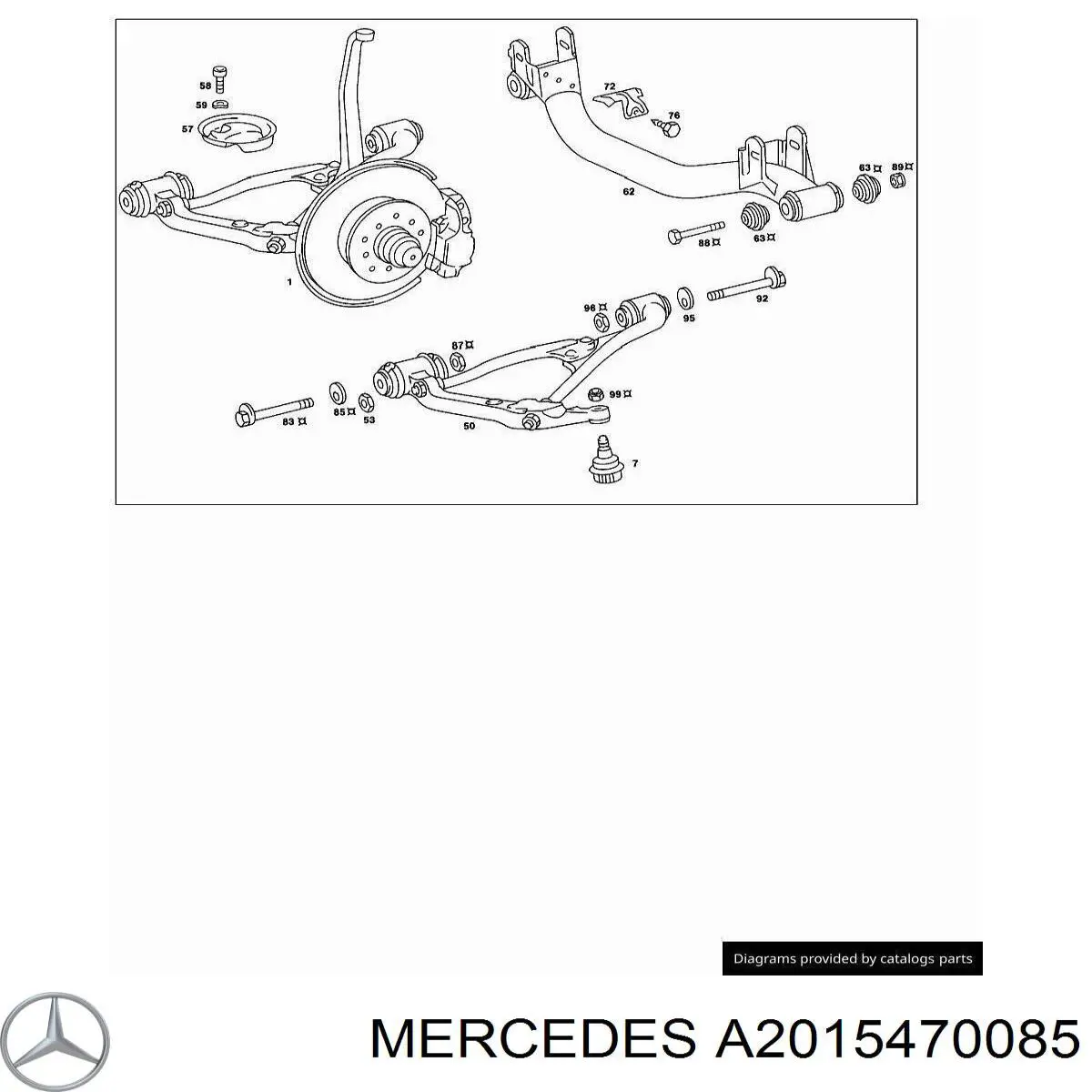  Mercedes A2015470085 цена, от 0.67 USD