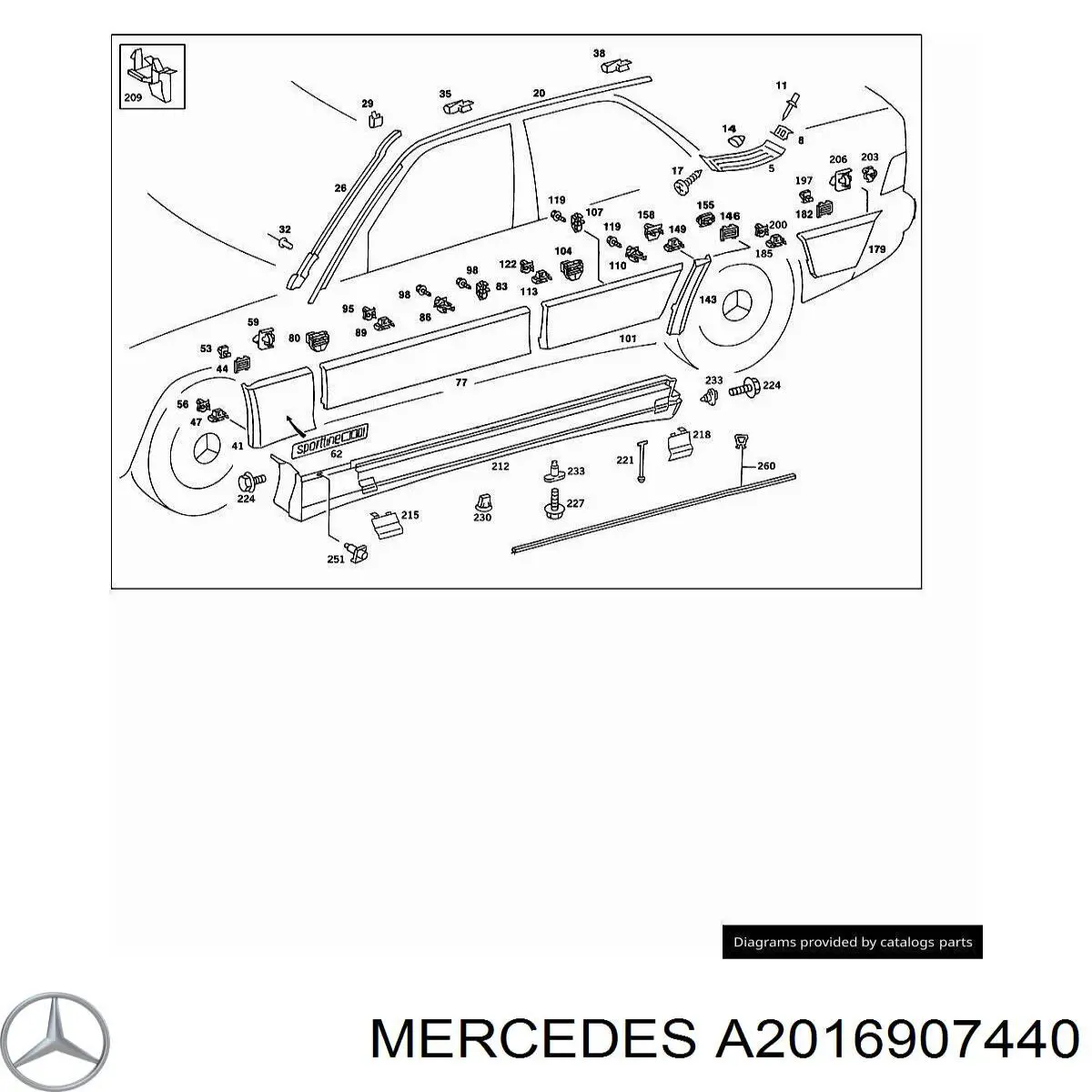 A2016907440 Mercedes 