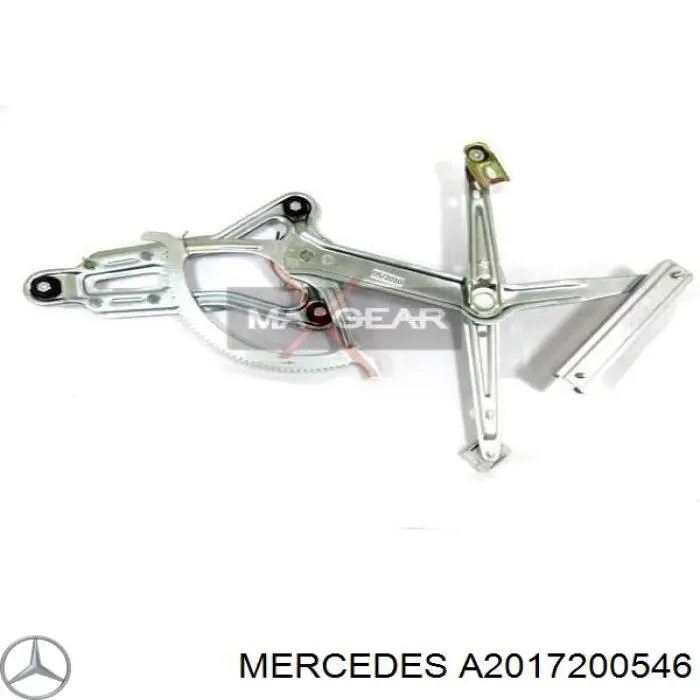 A2017200546 Mercedes mecanismo de acionamento de vidro da porta dianteira esquerda