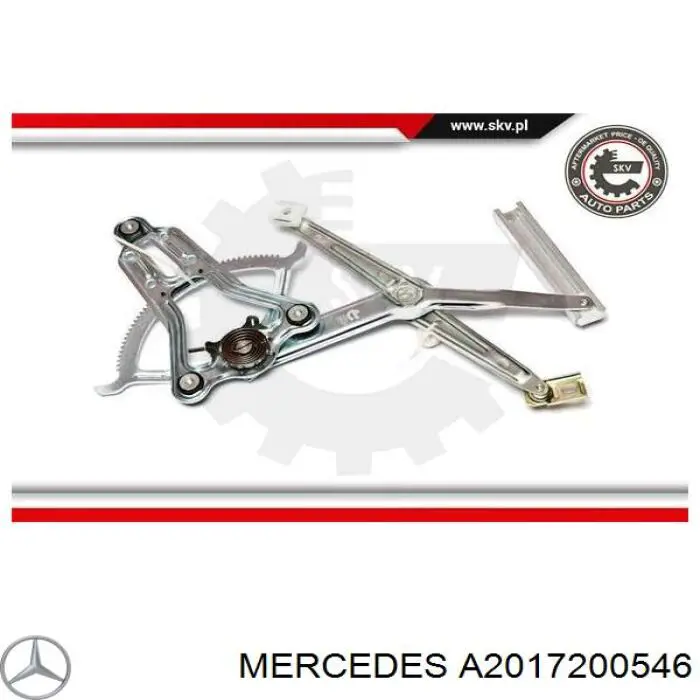 Механизм стеклоподъемника водительской двери Mercedes A2017200546 цена, от 38.12 USD
