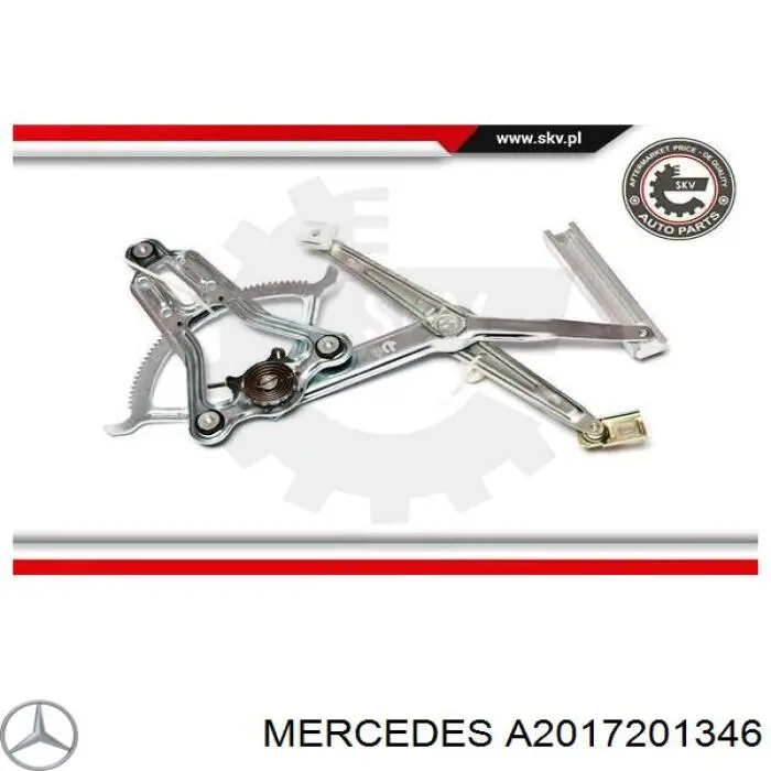 Механизм стеклоподъемника водительской двери Mercedes A2017201346 цена, от 38.12 USD