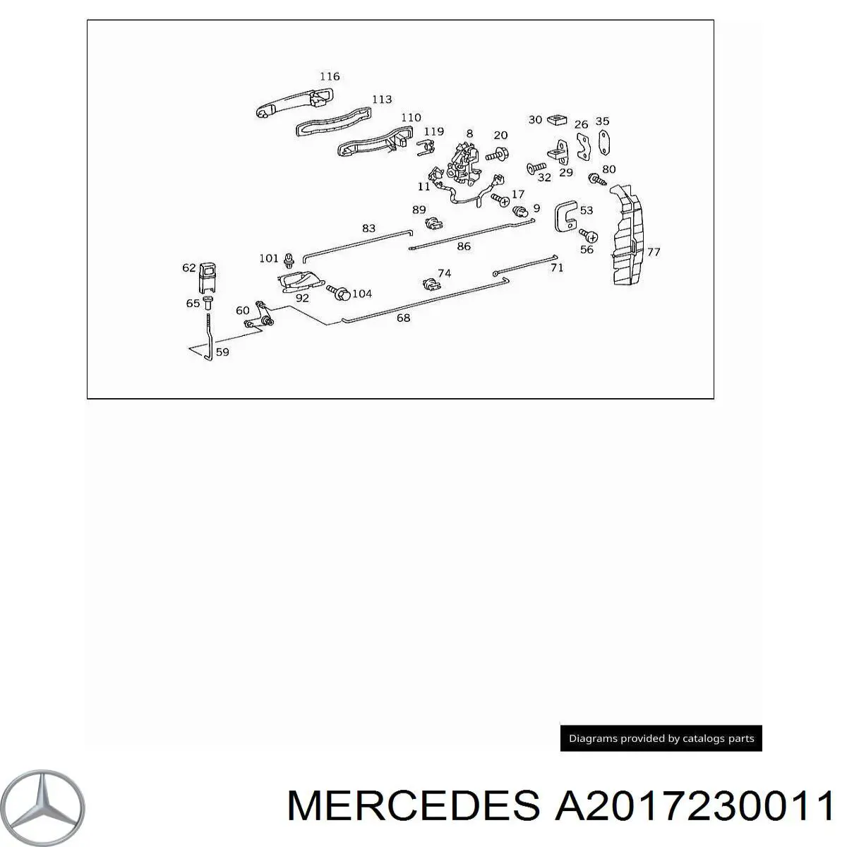  Mercedes A2017230011 цена, от 1.27 USD