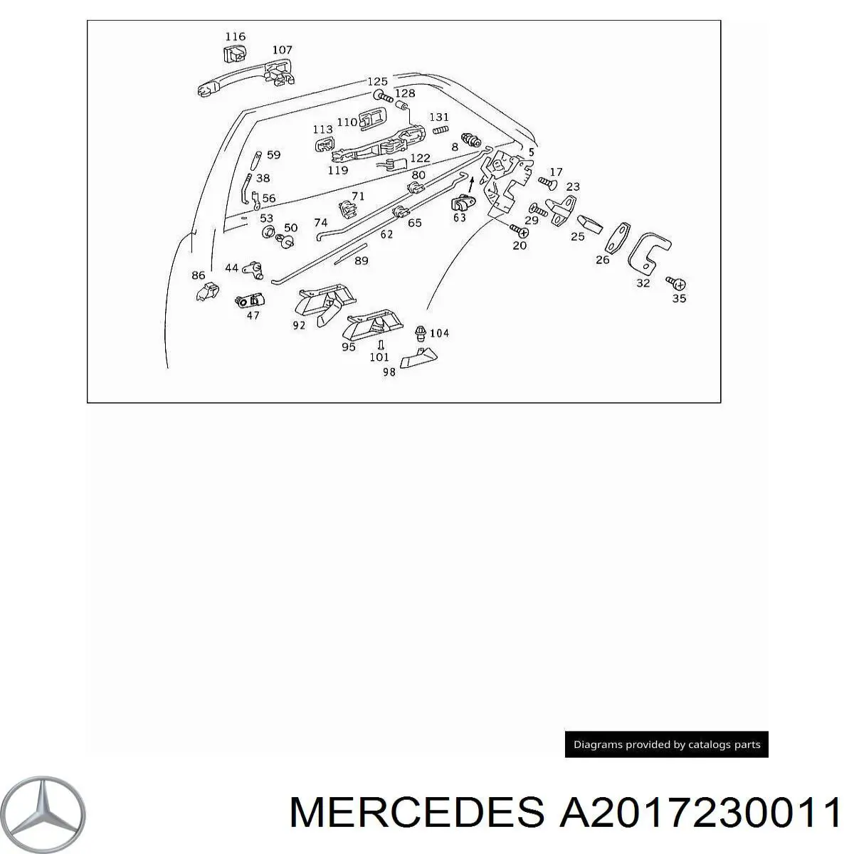 Купить A2017230011 Mercedes 