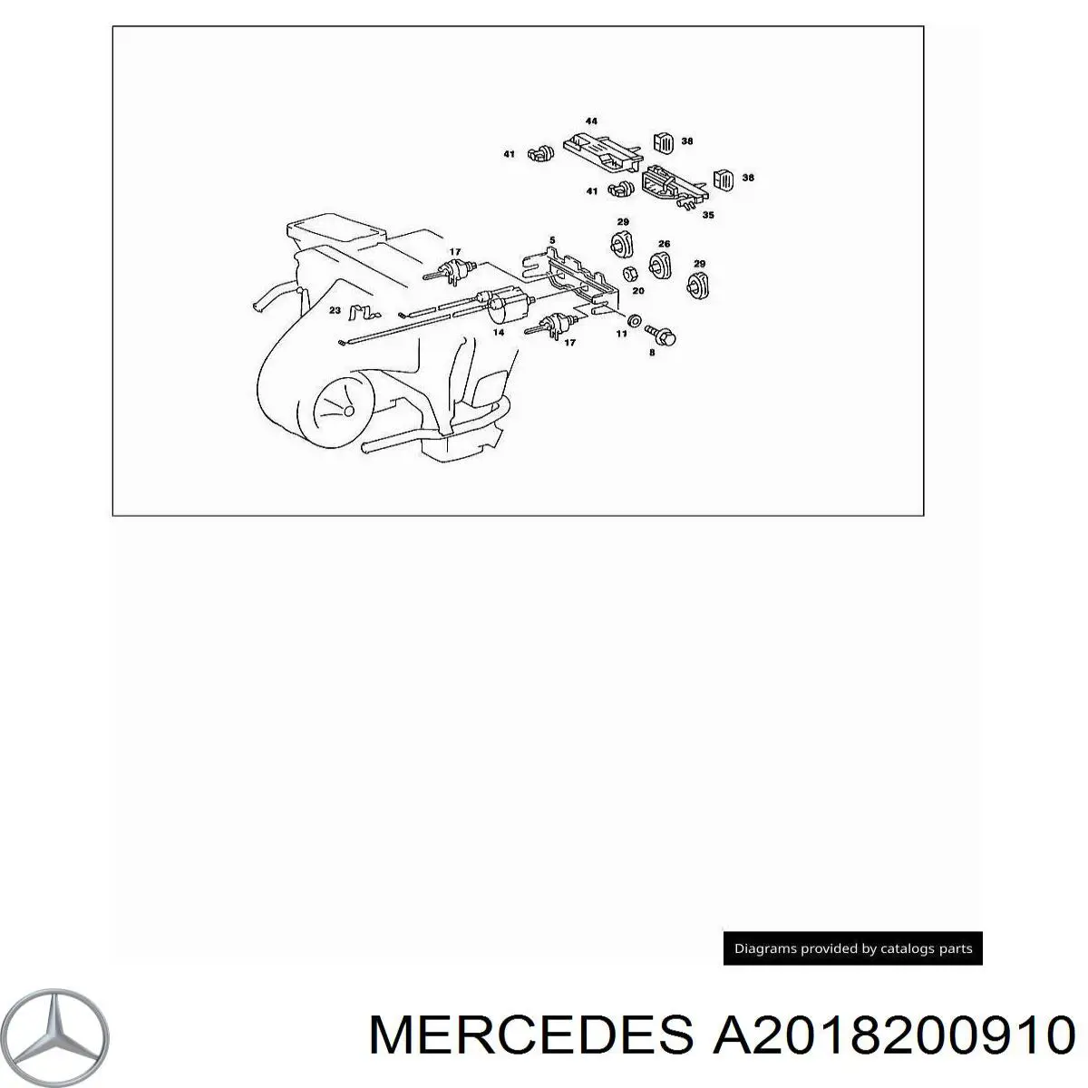 A2018200910 Mercedes 