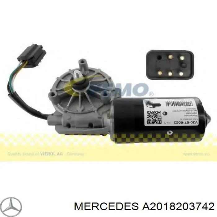 Купить A2018203742 Mercedes Мотор стеклоочестителя