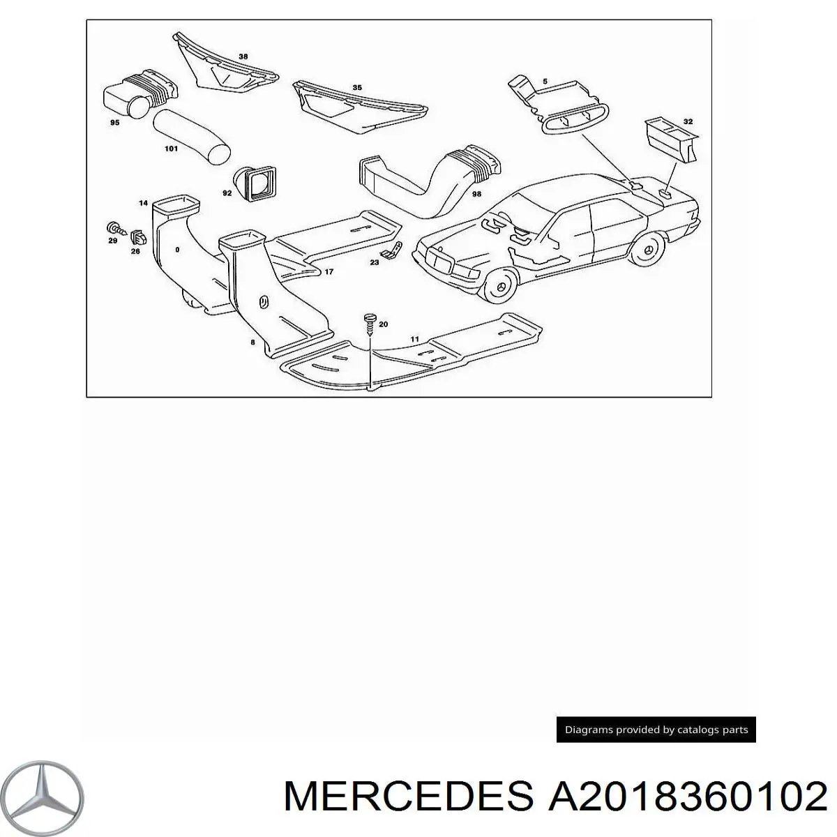 A2018360102 Mercedes 