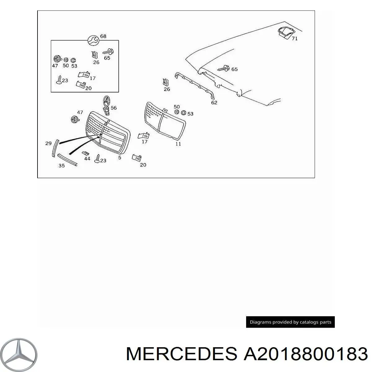  Mercedes A2018800183 цена, от 193.78 USD