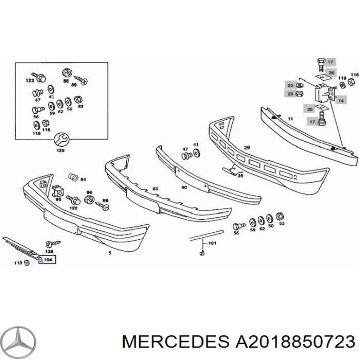  Mercedes A2018850723 цена, от 42.85 USD
